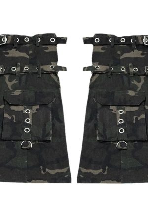 New Style Trends - Y2k Chaos Buckle Leg Warmers - Outfit Ideas