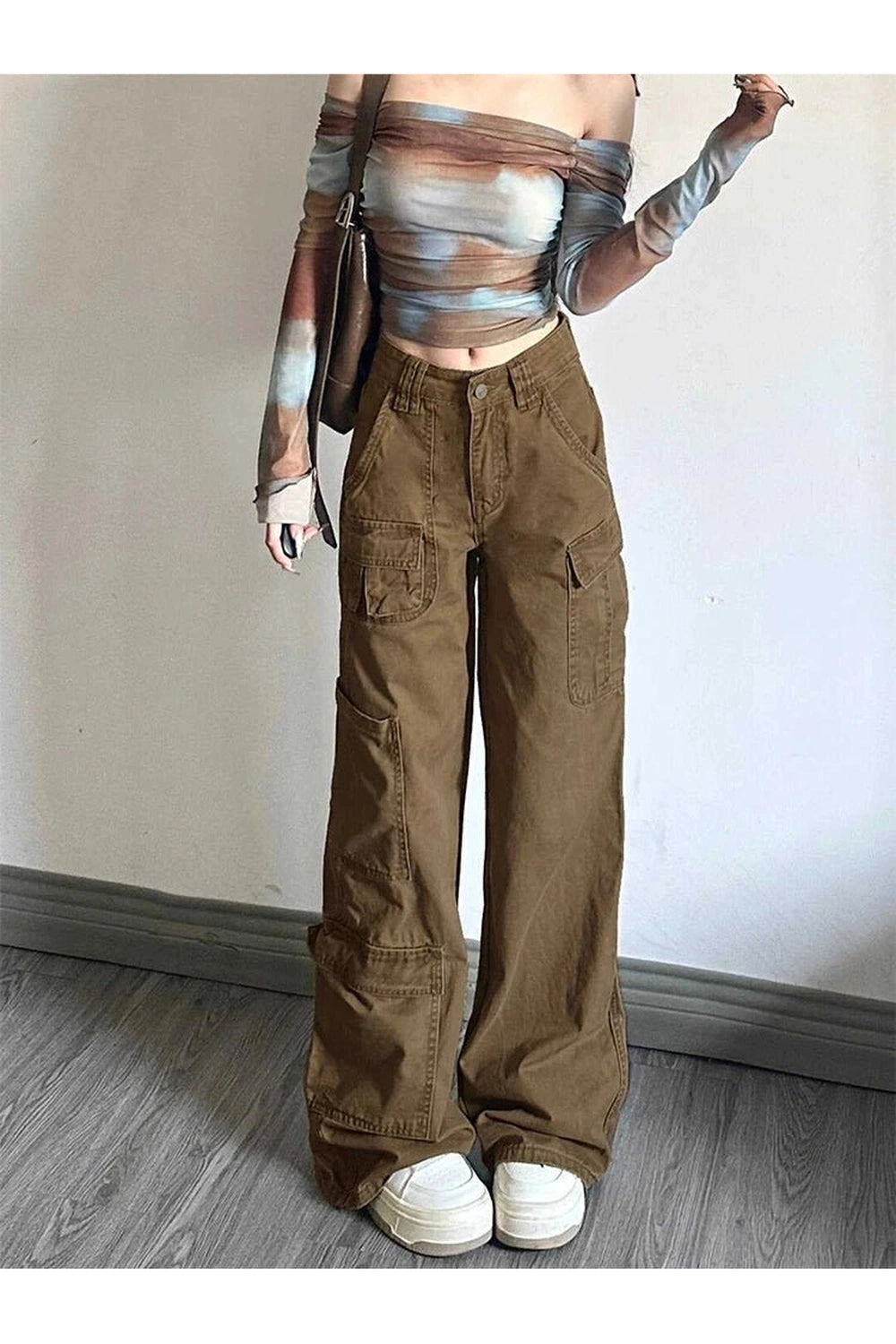 New Style Trends - Y2k Earthy Cargo Utility Pants - Outfit Ideas