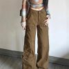 New Style Trends - Y2k Earthy Cargo Utility Pants - Outfit Ideas