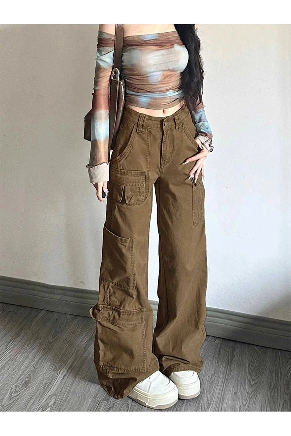 New Style Trends - Y2k Earthy Cargo Utility Pants - Outfit Ideas