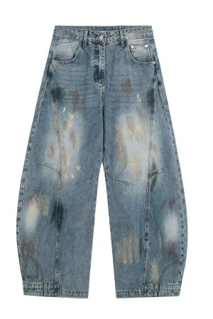 New Style Trends - Y2k Fade Panel Edgy Jeans - Outfit Ideas