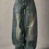 New Style Trends - Y2k Fall Retro Washed Baggy Jeans - Outfit Ideas