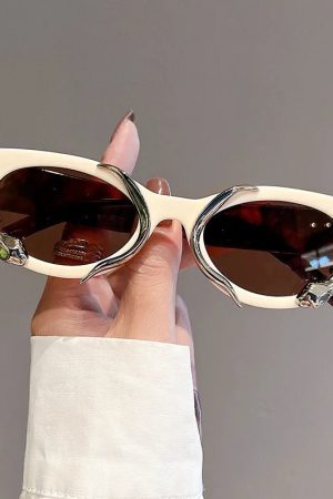 New Style Trends - Y2k Flame Cat-Eye Sunglasses - Outfit Ideas