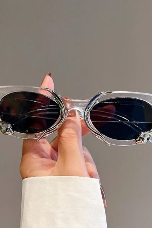 New Style Trends - Y2k Flame Cat-Eye Sunglasses - Outfit Ideas