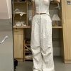 New Style Trends - Y2k Floral Serenity Wide-Leg Pants - Outfit Ideas
