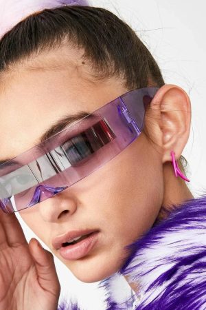 New Style Trends - Y2k Futurewave Chrome Sunglasses - Outfit Ideas