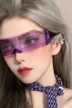 New Style Trends - Y2k Futurewave Chrome Sunglasses - Outfit Ideas