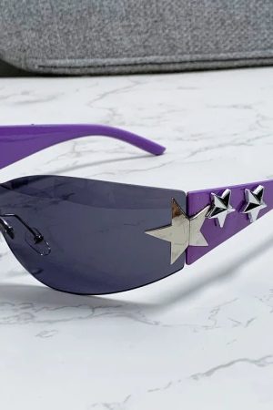New Style Trends - Y2k Galactic Shield Sunglasses - Outfit Ideas