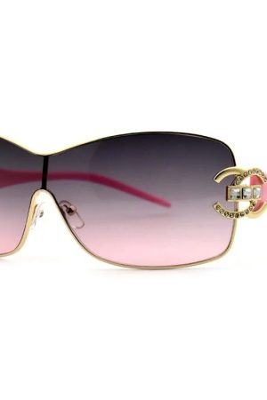 New Style Trends - Y2k Luxe Diva Shield Sunglasses - Outfit Ideas