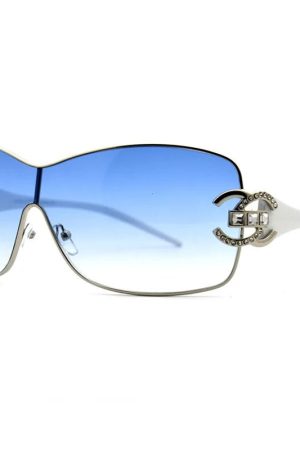 New Style Trends - Y2k Luxe Diva Shield Sunglasses - Outfit Ideas