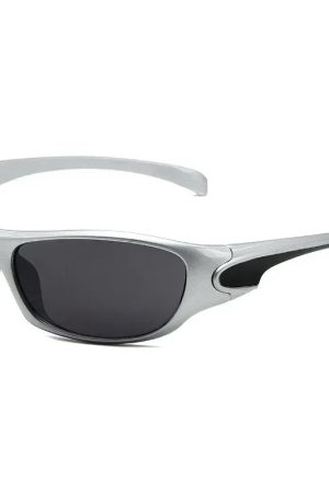 New Style Trends - Y2k Matrix Vision Wraparound Sunglasses - Outfit Ideas
