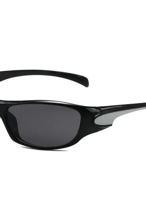 New Style Trends - Y2k Matrix Vision Wraparound Sunglasses - Outfit Ideas