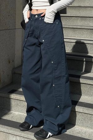 New Style Trends - Y2k Midnight Utility Flare Jeans - Outfit Ideas