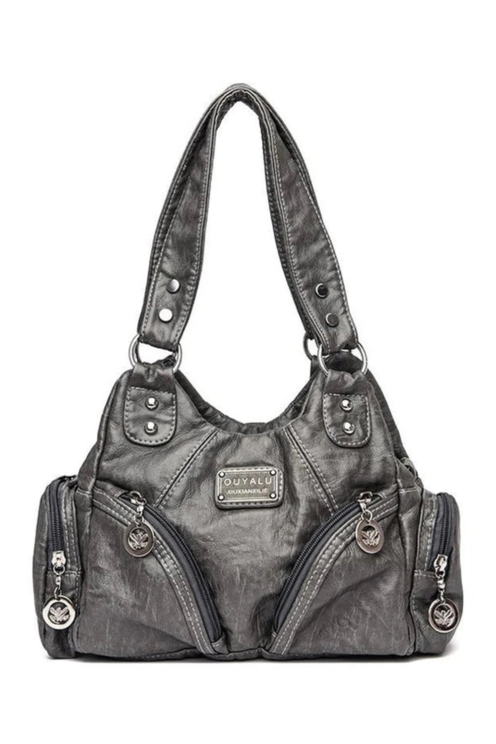 New Style Trends - Y2k Midnight Zipper Accent Shoulder Bag - Outfit Ideas New Style Trends - Y2k Midnight Zipper Accent Shoulder Bag - Outfit Ideas
