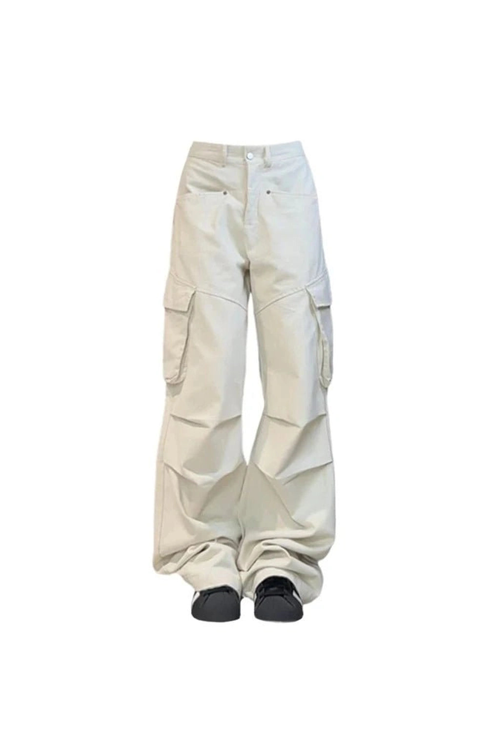 New Style Trends - Y2k Minimalist Cargo Wide-Leg Pants - Outfit Ideas