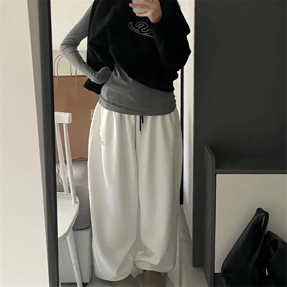 New Style Trends - Y2k Minimalist Wide-Leg Joggers - Outfit Ideas New Style Trends - Y2k Minimalist Wide-Leg Joggers - Outfit Ideas