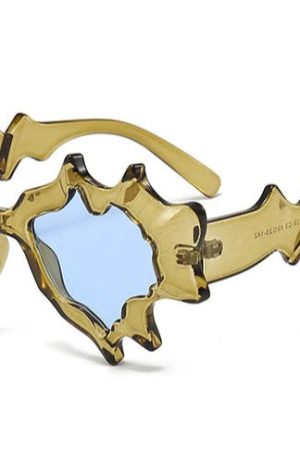 New Style Trends - Y2k Molten Edge Flame Sunglasses - Outfit Ideas