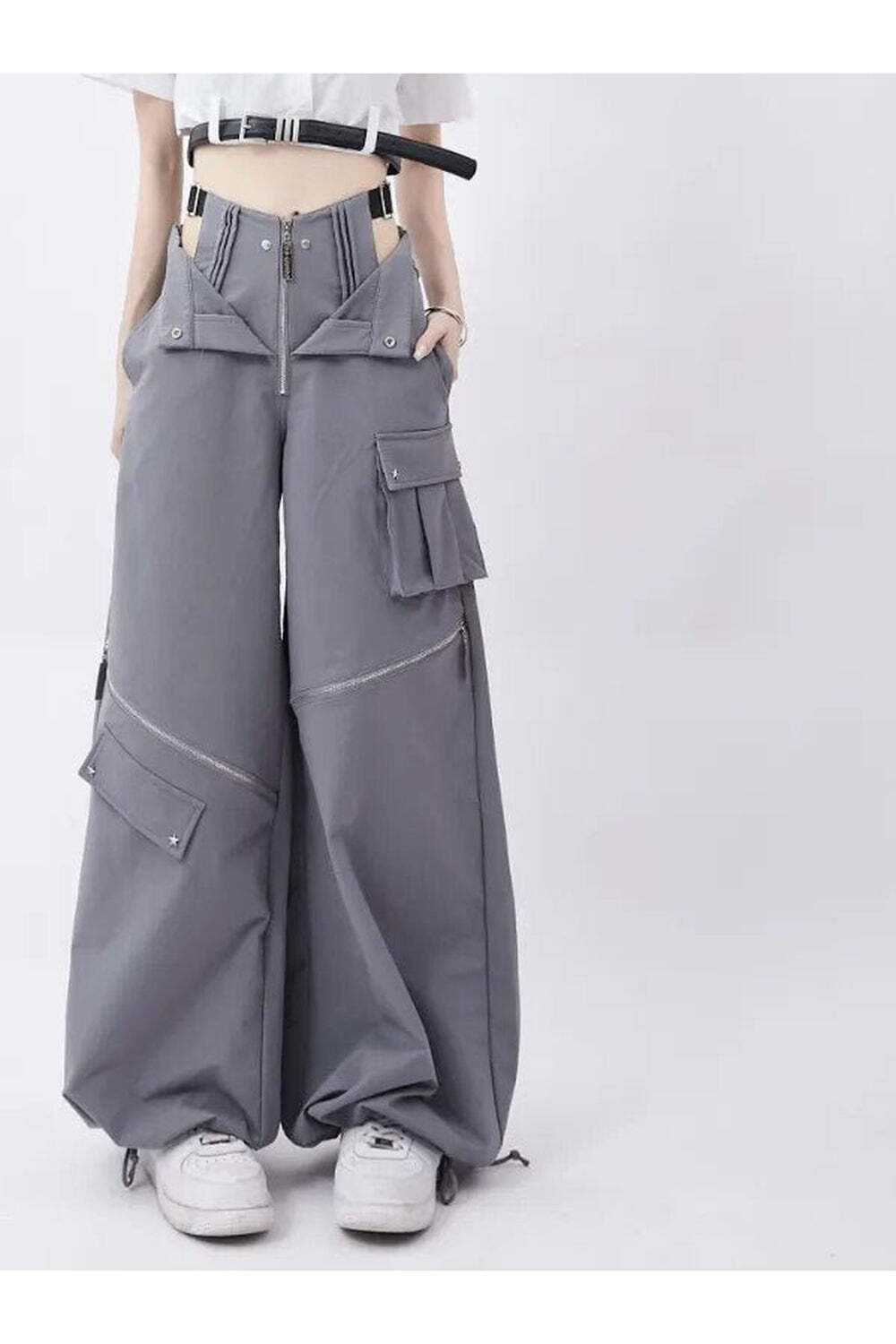 New Style Trends - Y2k Multi-Pocket Cargo pants - Outfit Ideas