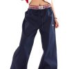 New Style Trends - Y2k Navy Baggy Streetwear Pants - Outfit Ideas