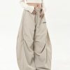 New Style Trends - Y2k Neutral Oversized Parachute Pants - Outfit Ideas