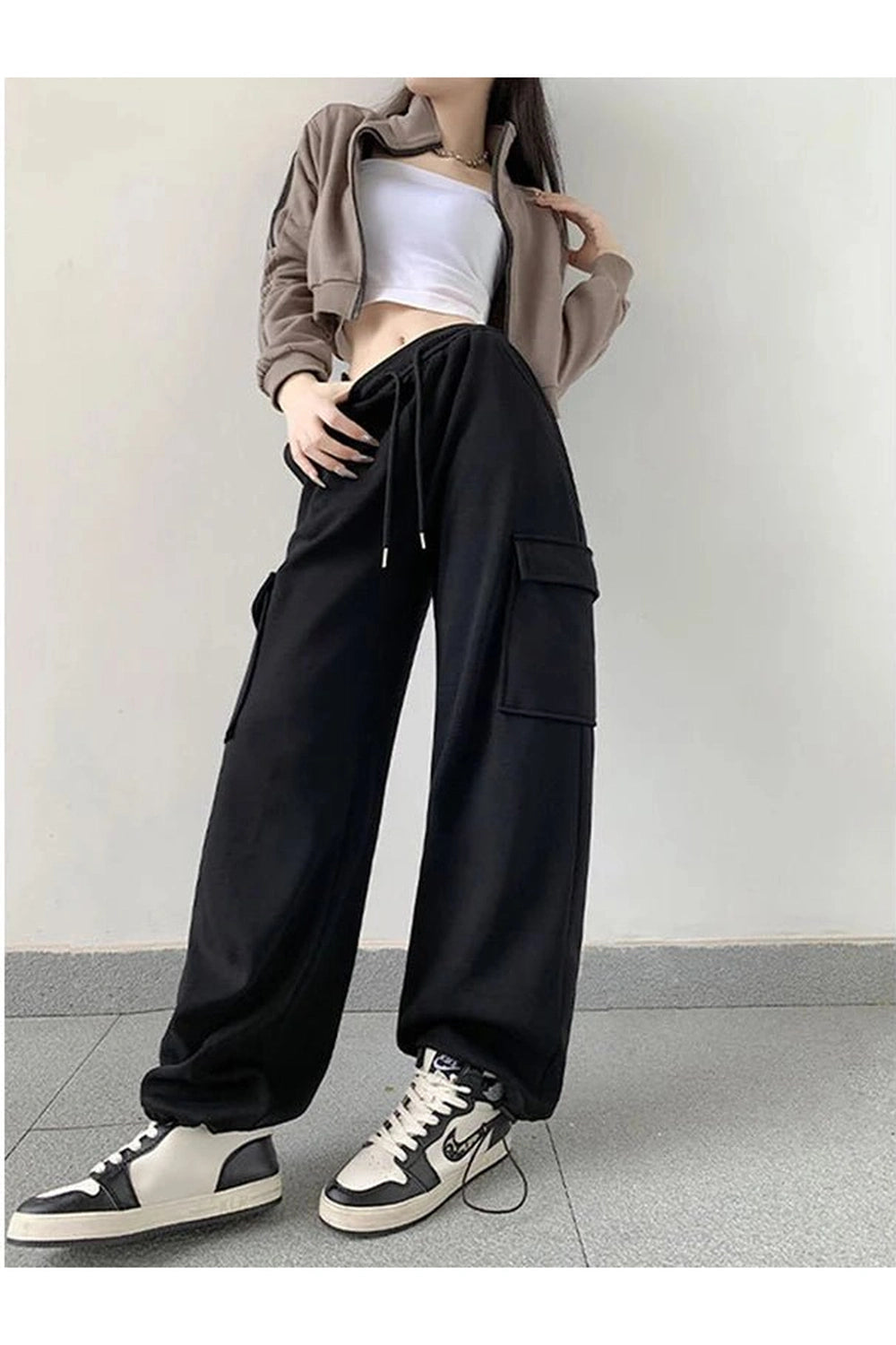 New Style Trends - Y2k Oversized Cargo High Waist Pants - Outfit Ideas New Style Trends - Y2k Oversized Cargo High Waist Pants - Outfit Ideas