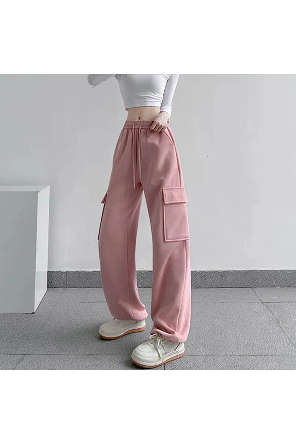 New Style Trends - Y2k Oversized Cargo High Waist Pants - Outfit Ideas