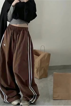 New Style Trends - Y2k Oversized Retro Track Pants - Outfit Ideas