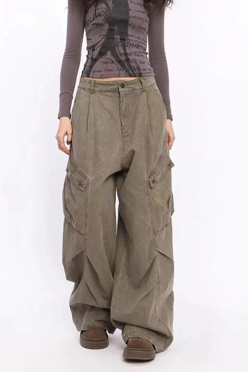 New Style Trends - Y2k Oversized Utility Cargo Pants - Outfit Ideas