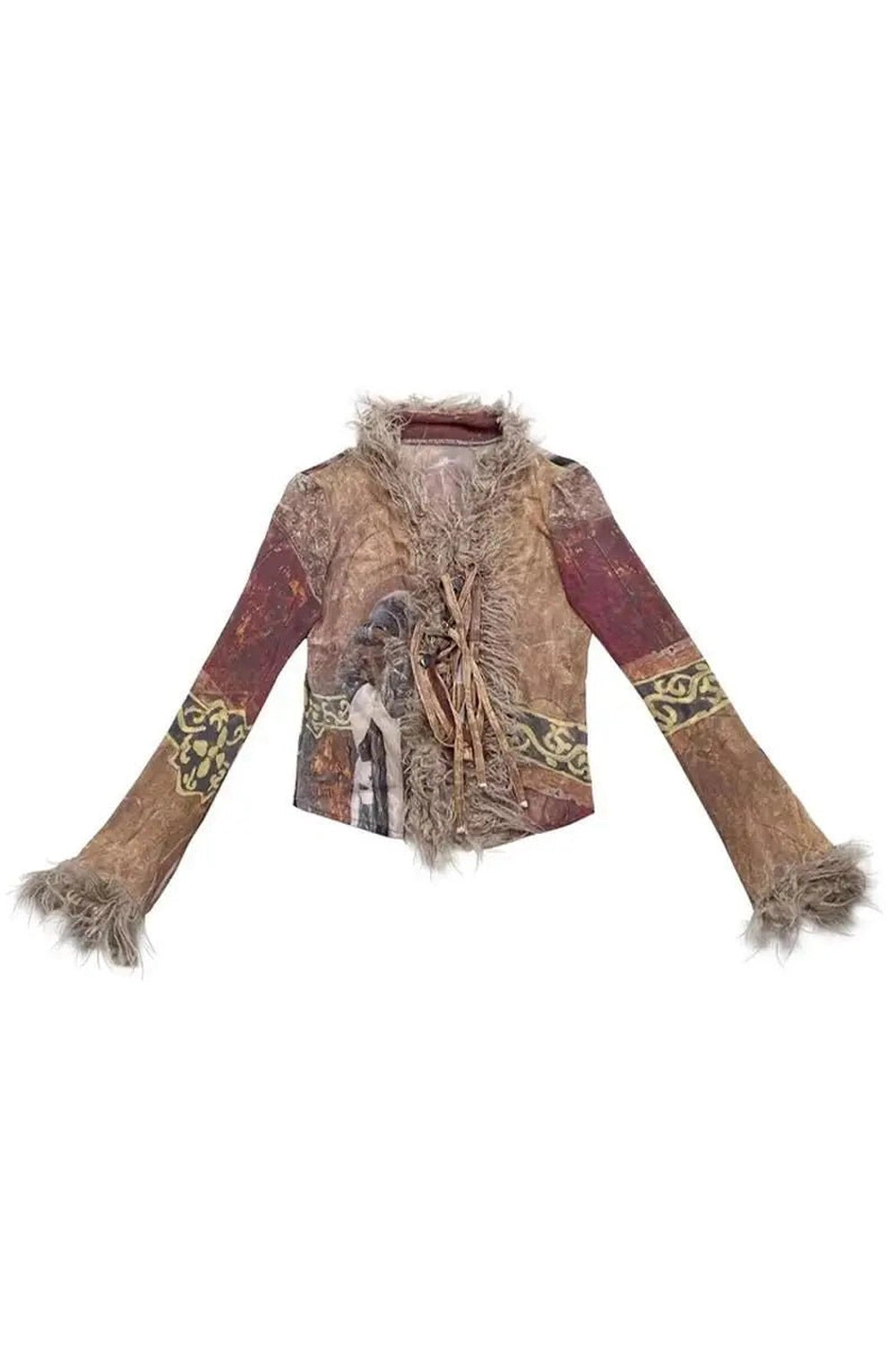 New Style Trends - Y2k Rave Tassel Mesh Alt Irregular Shirt - Outfit Ideas