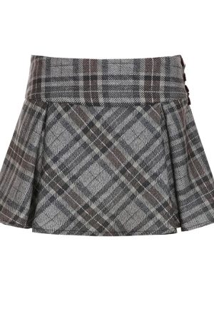 New Style Trends - Y2k Rebel Plaid Skirt - Outfit Ideas