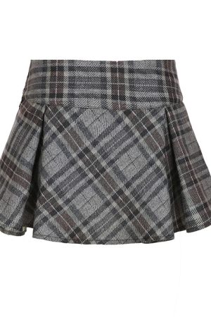 New Style Trends - Y2k Rebel Plaid Skirt - Outfit Ideas