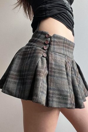 New Style Trends - Y2k Rebel Plaid Skirt - Outfit Ideas