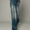 New Style Trends - Y2k Retro Studded Midnight Flare Jeans - Outfit Ideas