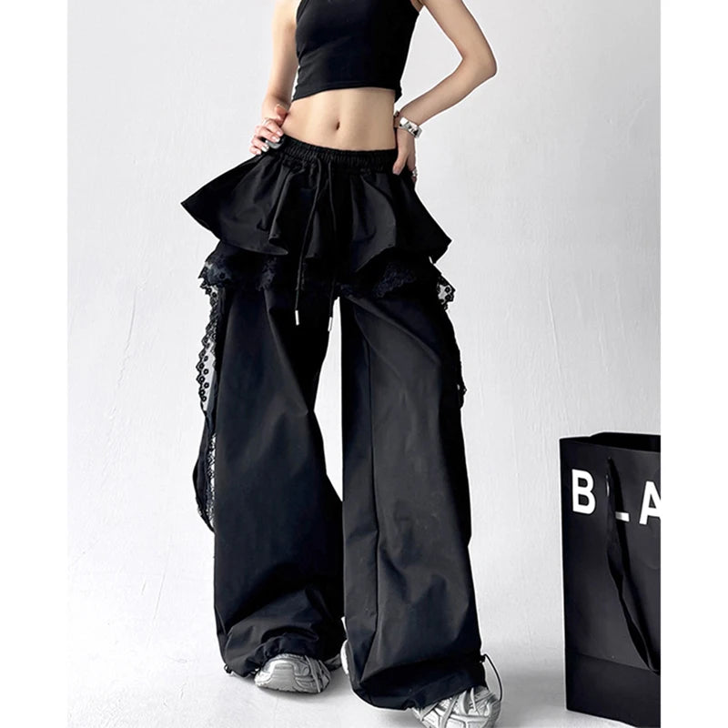 New Style Trends - Y2k Shadow Ballet Layered Pants - Outfit Ideas