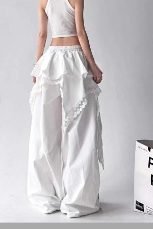 New Style Trends - Y2k Shadow Ballet Layered Pants - Outfit Ideas