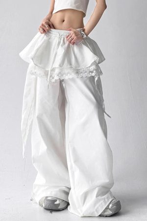 New Style Trends - Y2k Shadow Ballet Layered Pants - Outfit Ideas