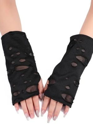 New Style Trends - Y2k Shredded Chaos Leg & Arm Warmers - Outfit Ideas