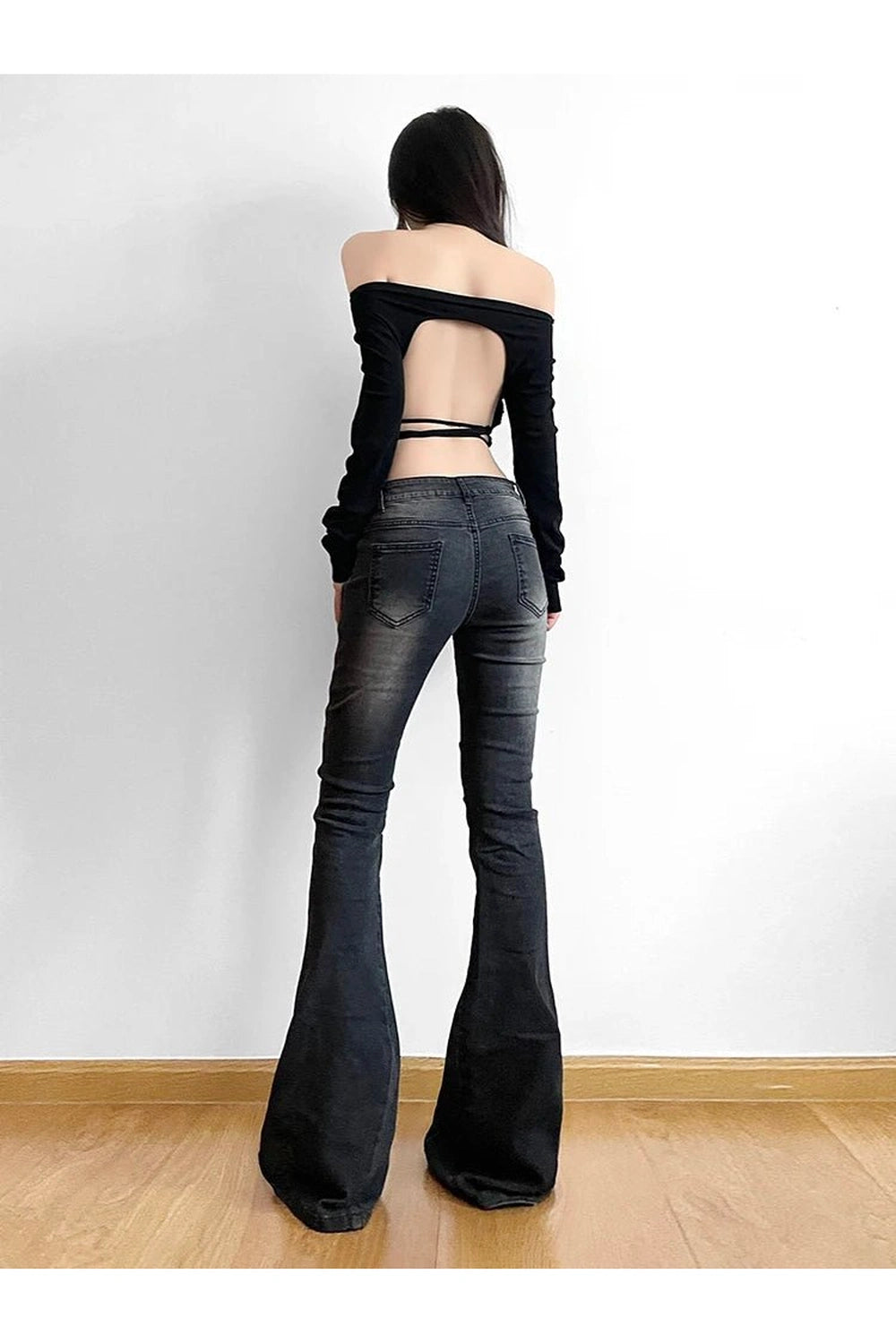 New Style Trends - Y2k Skinny Flare Low Rise Jeans - Outfit Ideas