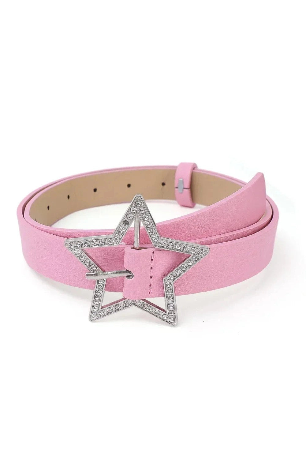 New Style Trends - Y2k Star Buckle Rhinestone Belt - Outfit Ideas