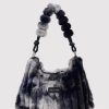New Style Trends - Y2k Tie Dye Plush Tote Bag - Outfit Ideas