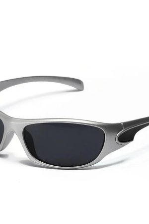 New Style Trends - Y2k Titanium Blade Sport Sunglasses - Outfit Ideas