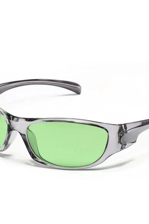 New Style Trends - Y2k Titanium Blade Sport Sunglasses - Outfit Ideas