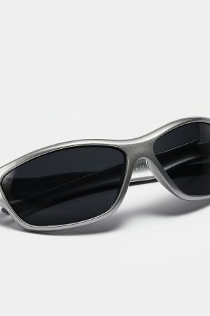 New Style Trends - Y2k Titanium Blade Sport Sunglasses - Outfit Ideas