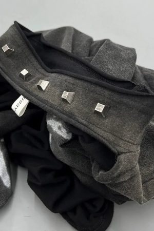 New Style Trends - Y2k Void Graffiti Long Sleeve Top - Outfit Ideas