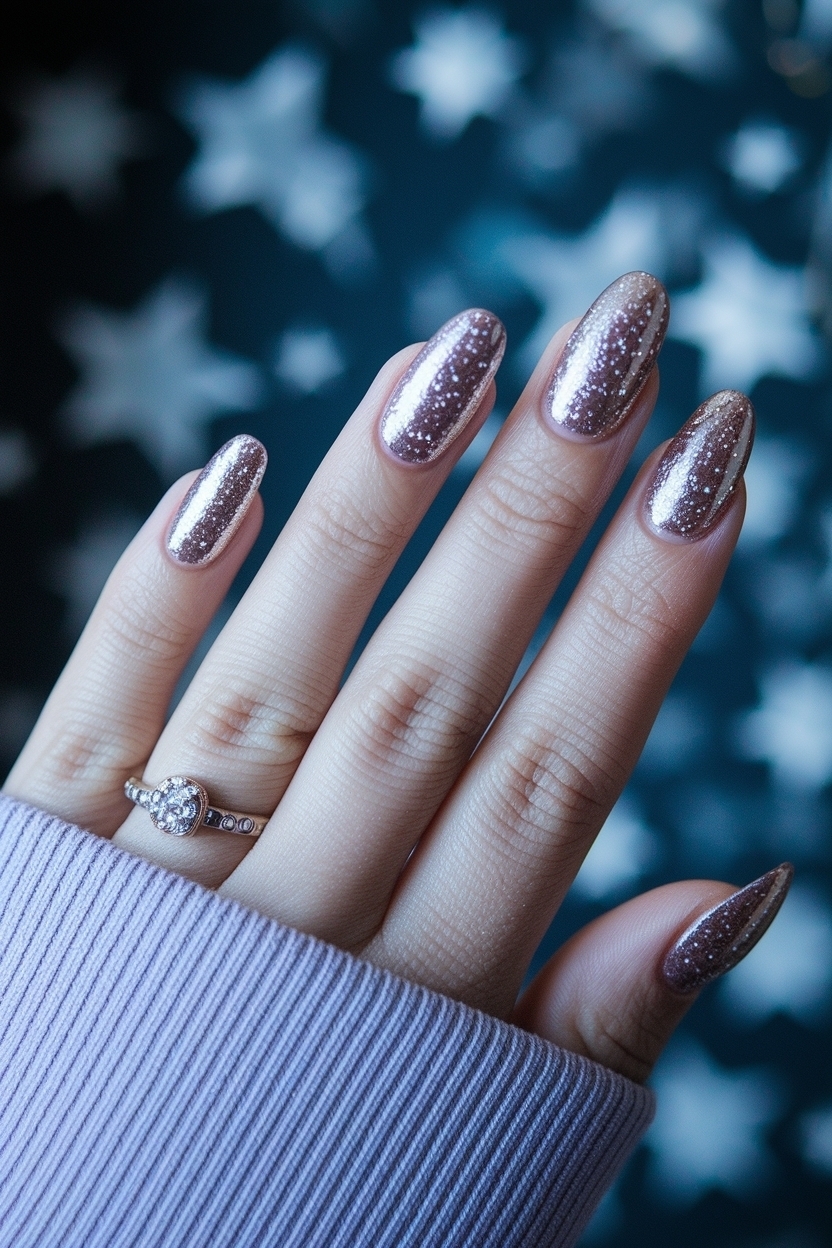 New Year's Eve Nails Ideas Sparkle to Shine Bright outfit idea
