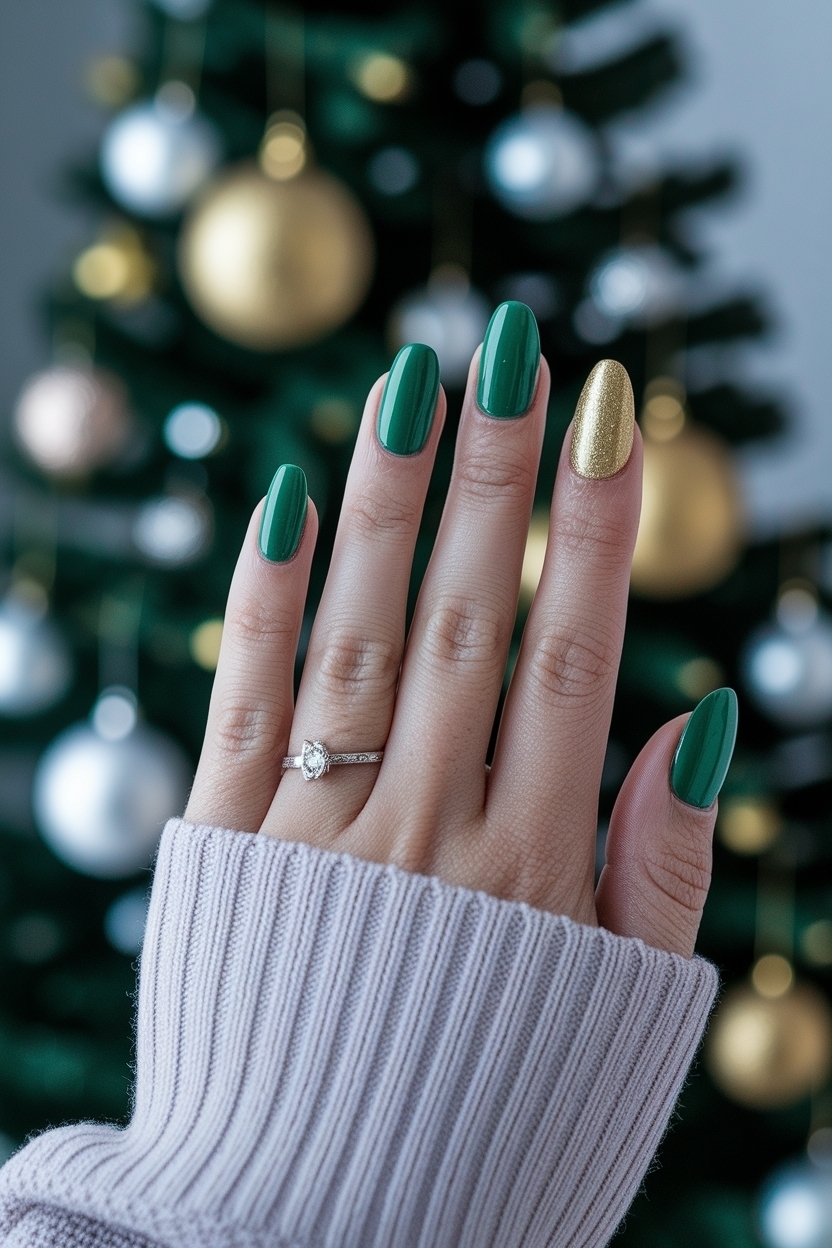 Stylish New Years Nail Designs Short for a Chic Look outfit idea