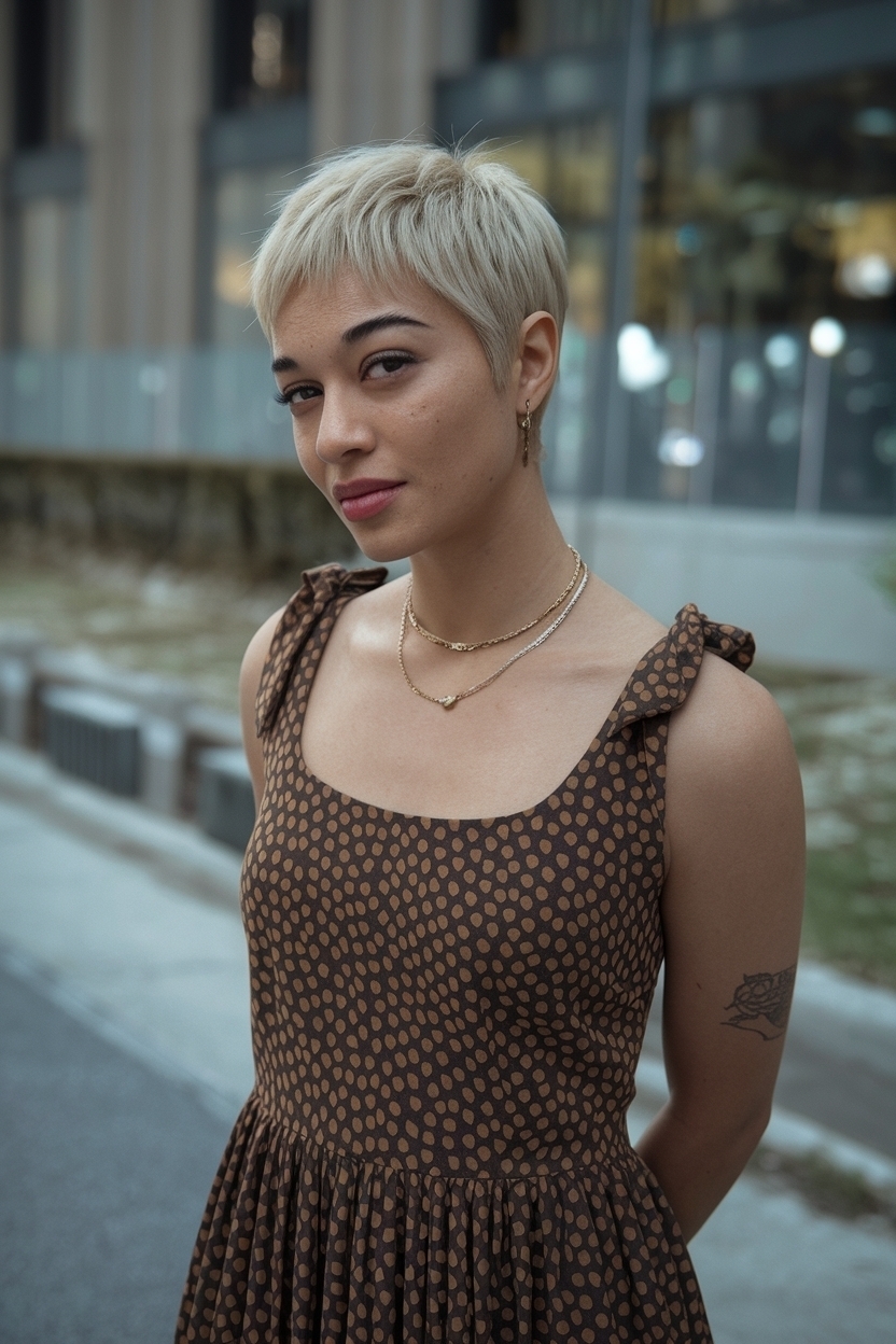 Nia Long Short Hair 90s Pixie Cuts: Retro Vibe Revival outfit idea