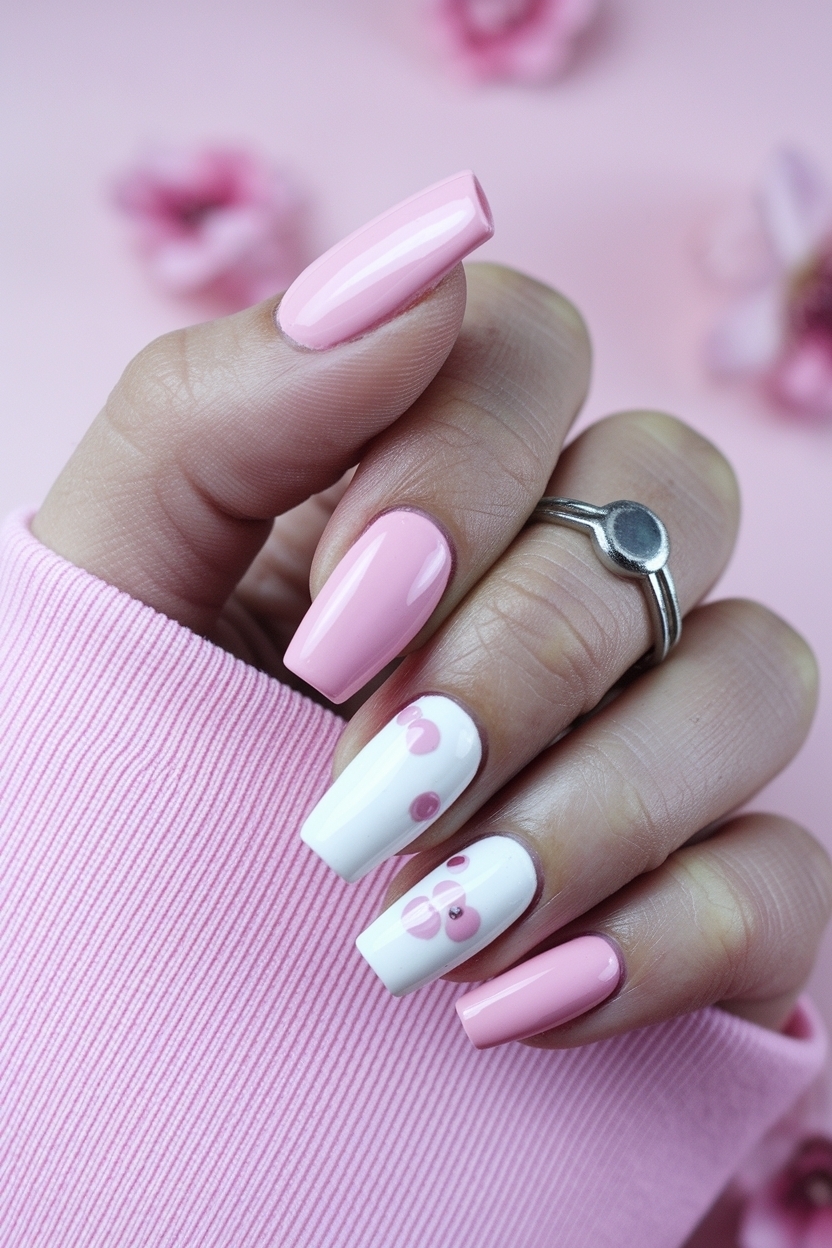 Pink and White Nail Ideas: Fresh Styles to Inspire You outfit idea