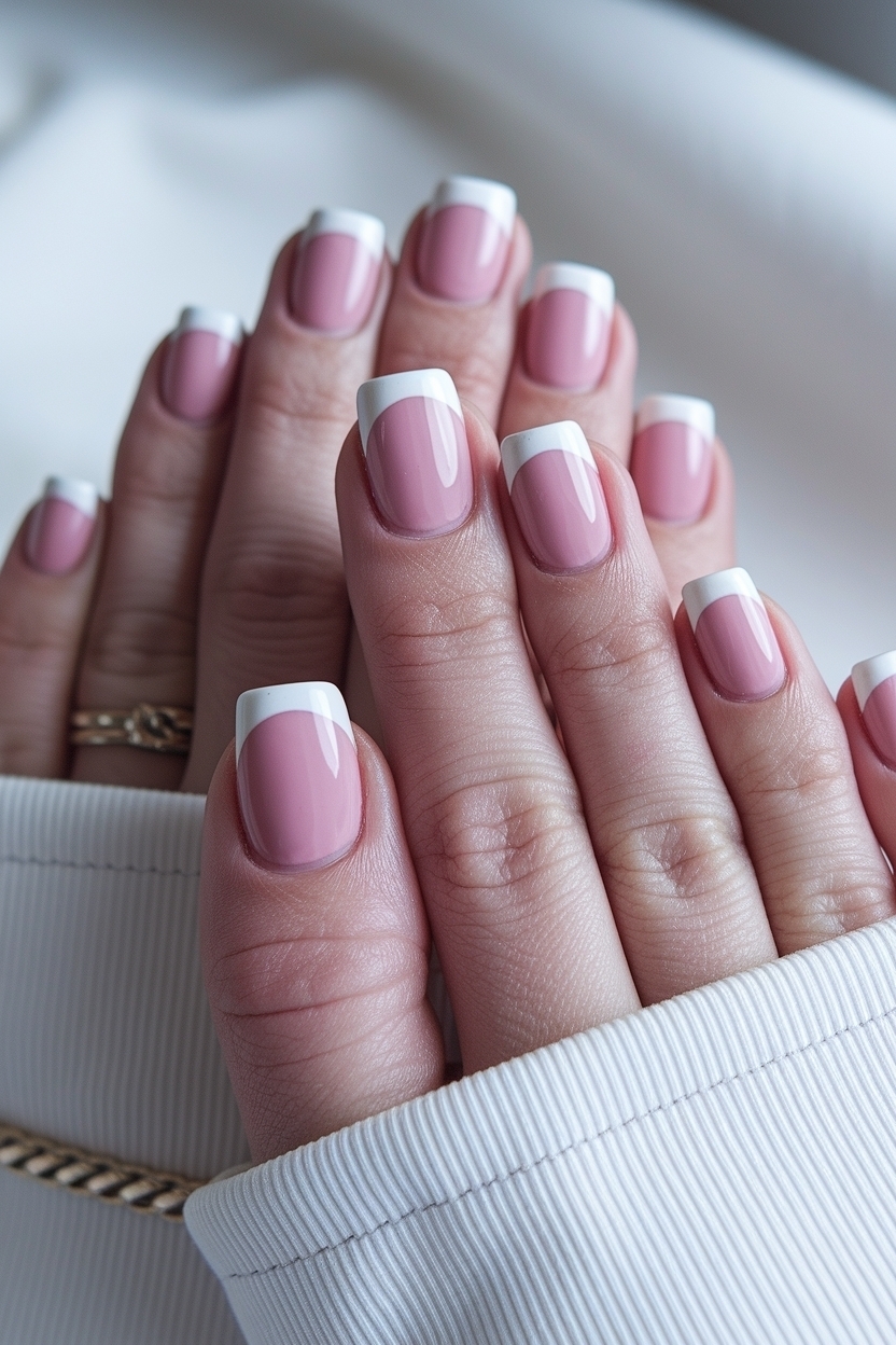 Pink French Tip Toe Nails: Perfect for Summer Sandals outfit idea
