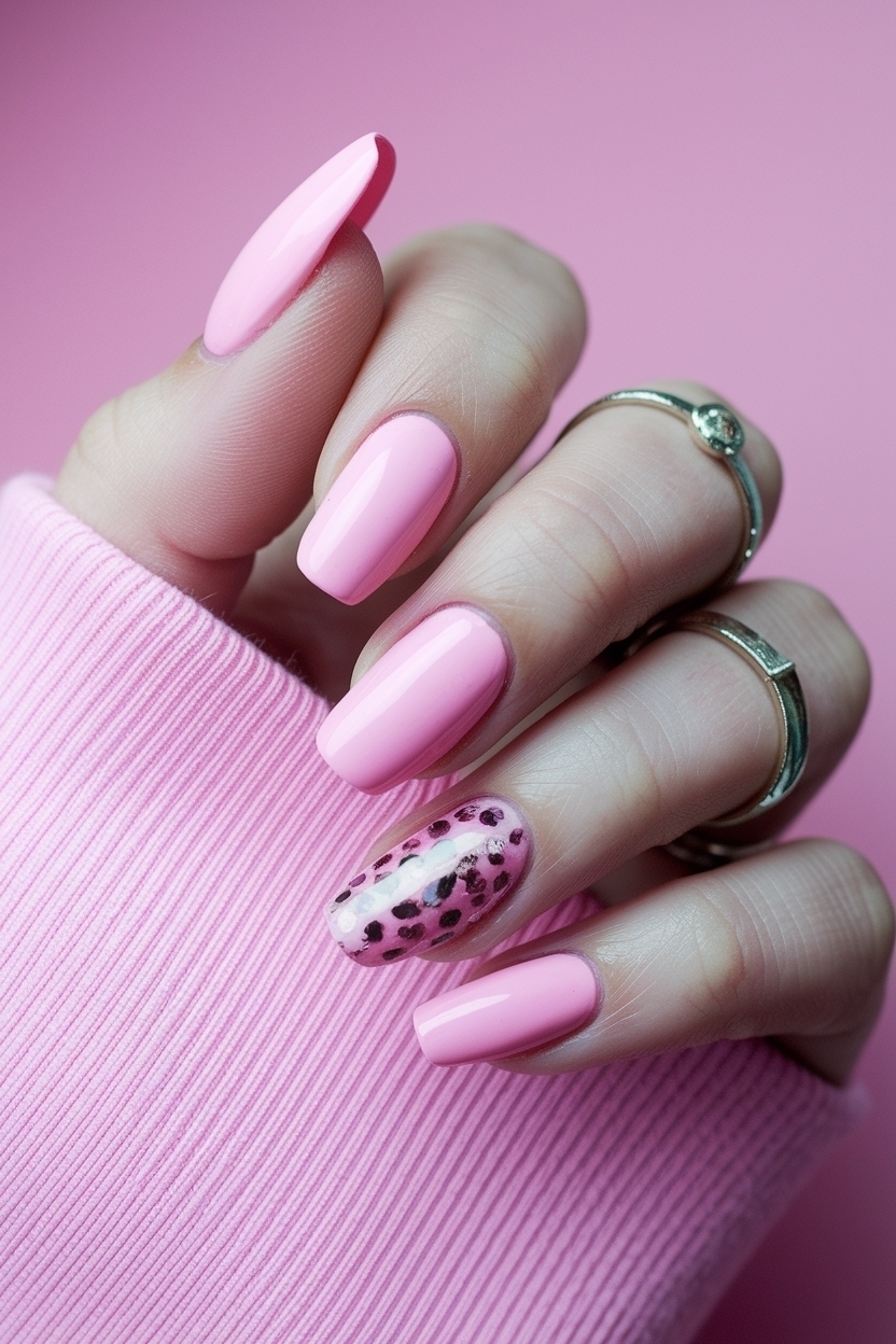 Creative Pink Nails with Design Ideas to Try outfit idea